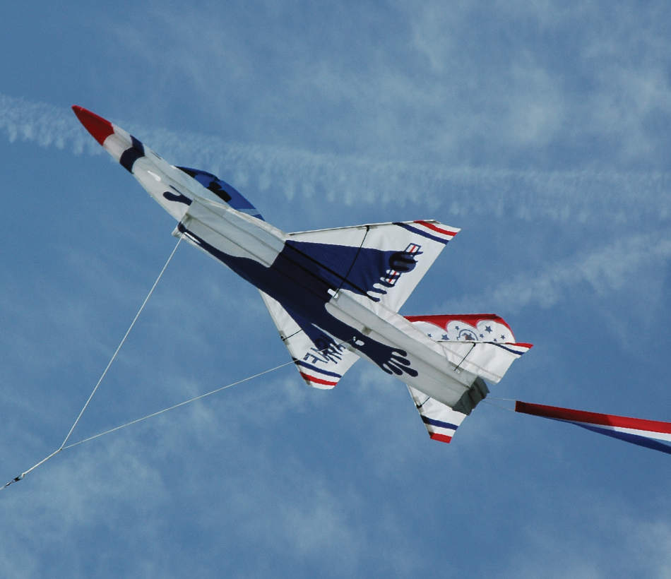 Kites 3D Jet Kite - F-16 Thunderbird 5 Kites 3D Jet Kite - F-16 Thunderbird