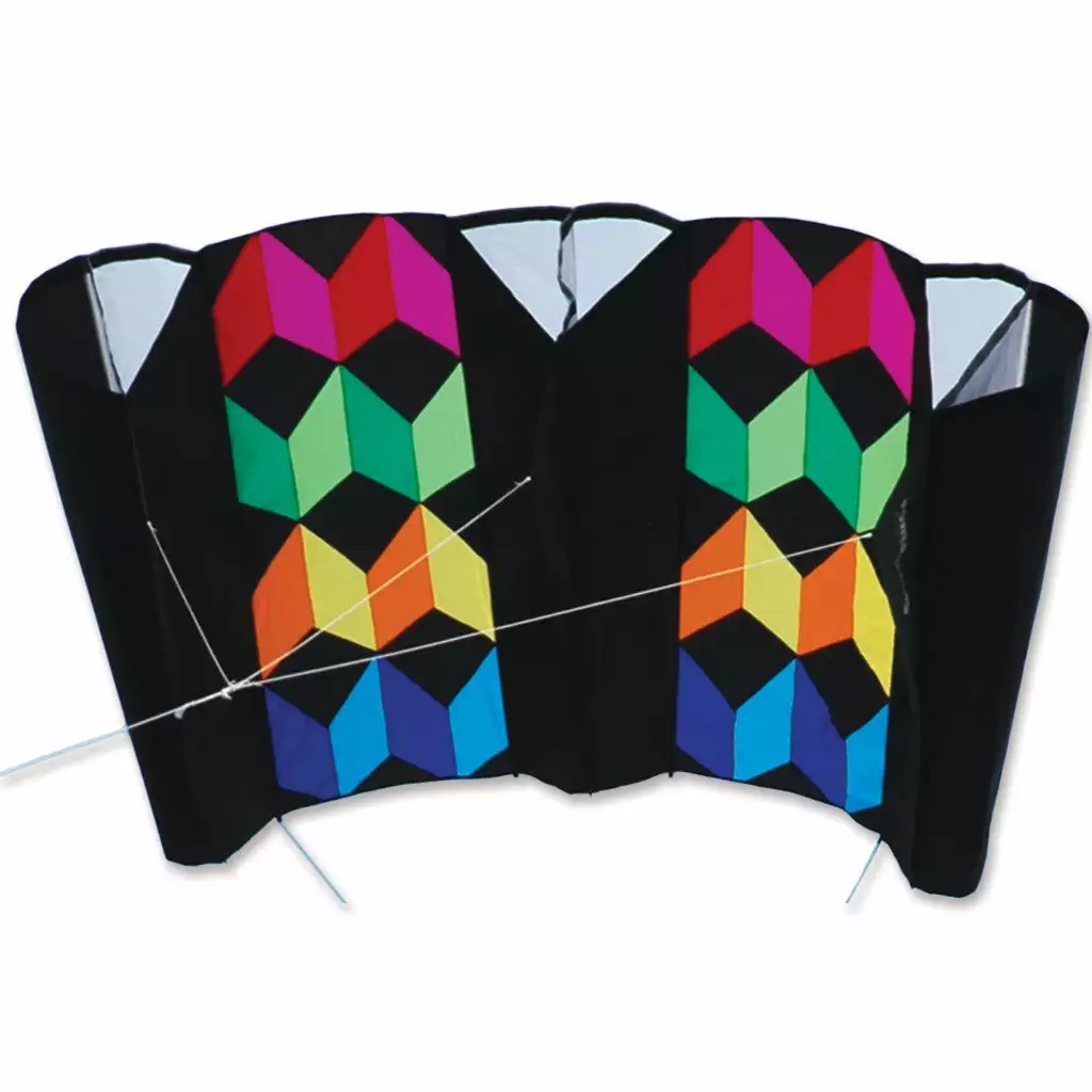 Collections Kites Jumbo Power Sled 36 Kite - Rainbow Illusion 3 Collections Kites Jumbo Power Sled 36 Kite - Rainbow Illusion