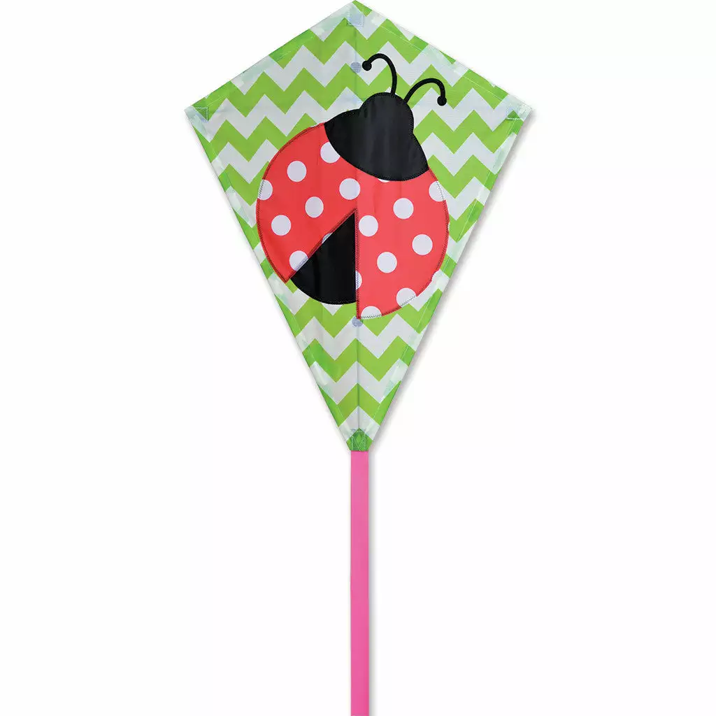 Kites 25 In. Diamond Kite - Lively Ladybug Premier Kites 4 Kites 25 In. Diamond Kite - Lively Ladybug Premier Kites
