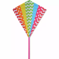 Kites 30 In. Diamond Kite - Hip Rainbow Premier Kites 5 Kites 30 In. Diamond Kite - Hip Rainbow Premier Kites