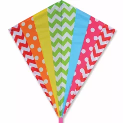 Kites 30 In. Diamond Kite - Hip Rainbow Premier Kites