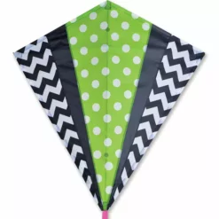 Kites Premier Kites 30 In. Diamond Kite - Green Mod