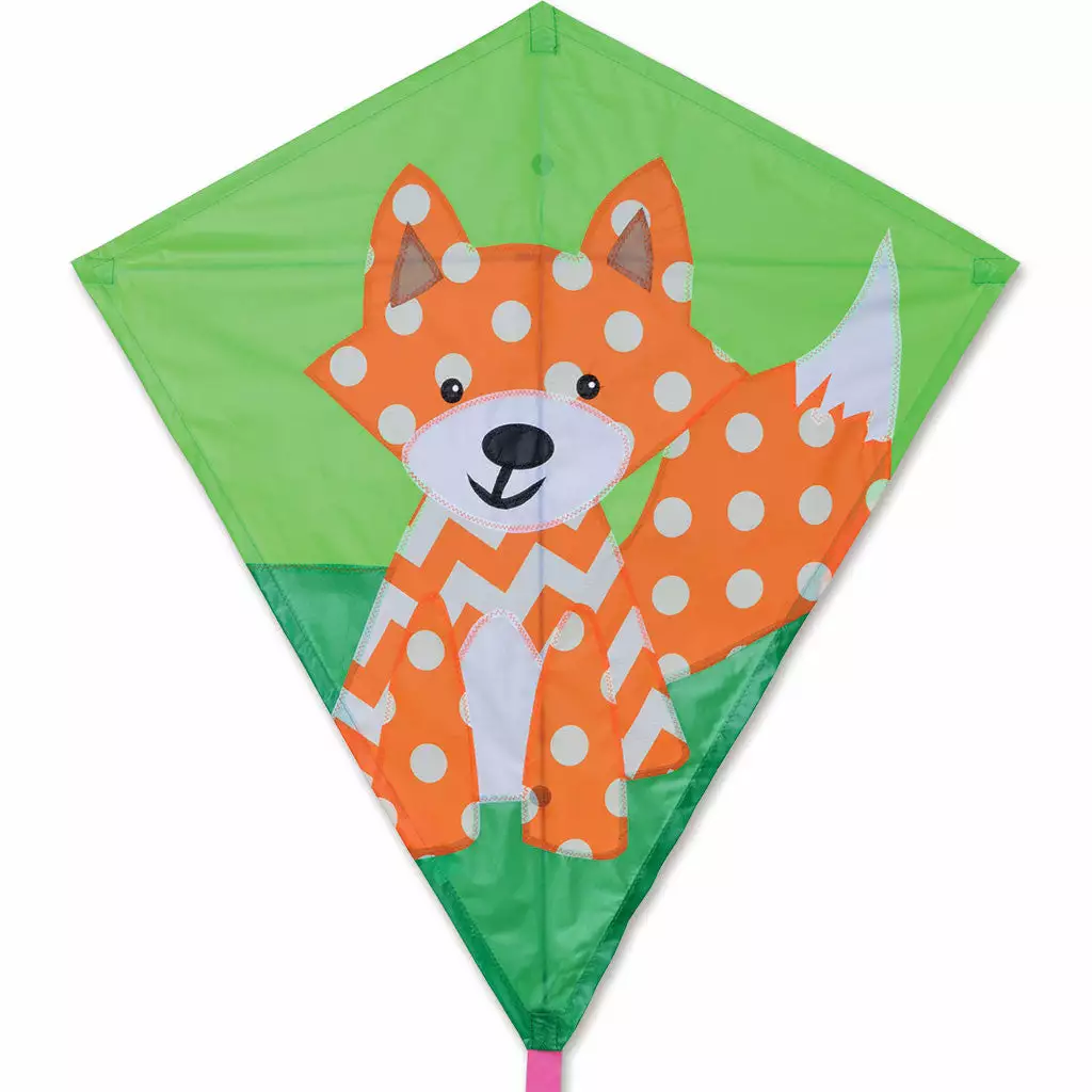 Kites 30 In. Diamond Kite - Finn The Fox 3 Kites 30 In. Diamond Kite - Finn The Fox