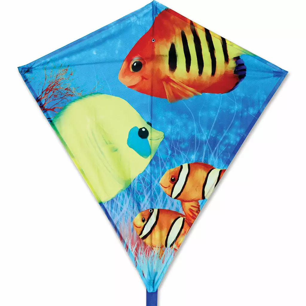 Kites 30 In. Diamond Kite - Fishy Fishes 3 Kites 30 In. Diamond Kite - Fishy Fishes
