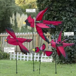 WindGarden 37 In. North American Cardinal Spinner