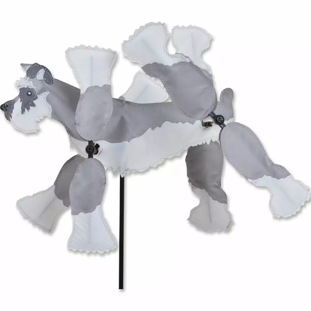 WindGarden WindGarden 16 In. WhirliGig Spinner - Schnauzer 3 WindGarden WindGarden 16 In. WhirliGig Spinner - Schnauzer