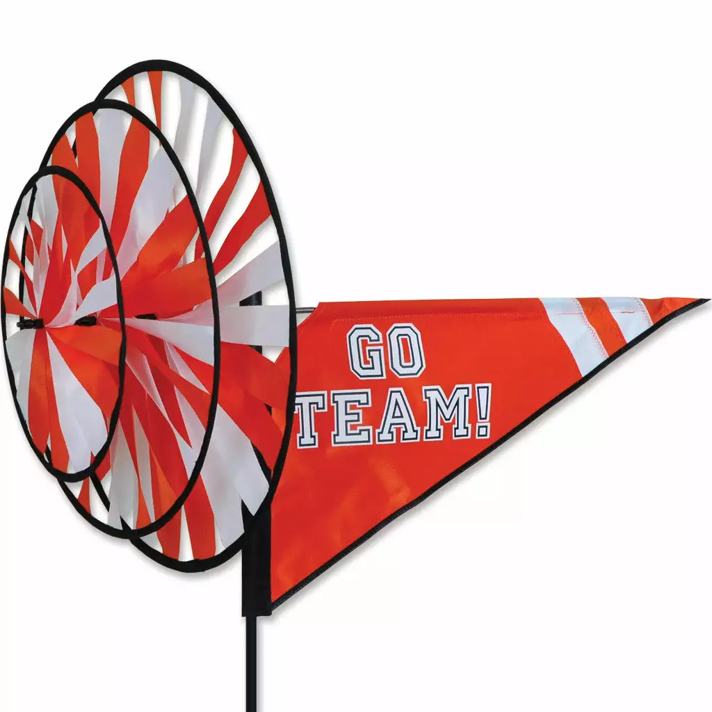 WindGarden WindGarden Triple Spinner - Orange 3 WindGarden WindGarden Triple Spinner - Orange