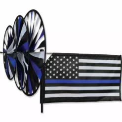 Premier Kites & Designs Triple Spinner - Thin Blue Line