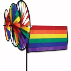 WindGarden Triple Spinner - Rainbow Flag WindGarden
