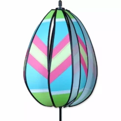 WindGarden Spinning Egg Spinner - Green & Pink WindGarden