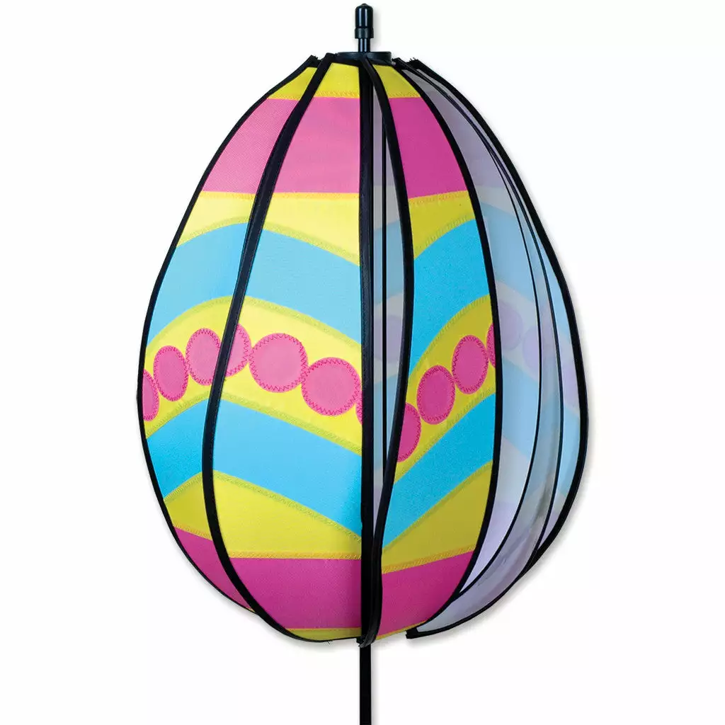 WindGarden Spinning Egg Spinner - Pink Polka Dot 3 WindGarden Spinning Egg Spinner - Pink Polka Dot