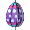 WindGarden WindGarden Spinning Egg Spinner - Purple Polka