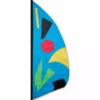 WindGarden 3.5 Ft. Feather Banner-Marine Jazz WindGarden