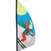 WindGarden 3.5 Ft. Feather Banner - Skier WindGarden