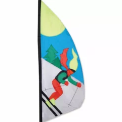 WindGarden 3.5 Ft. Feather Banner - Skier WindGarden