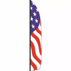 WindGarden 16 Ft. Feather Banner - Patriotic WindGarden