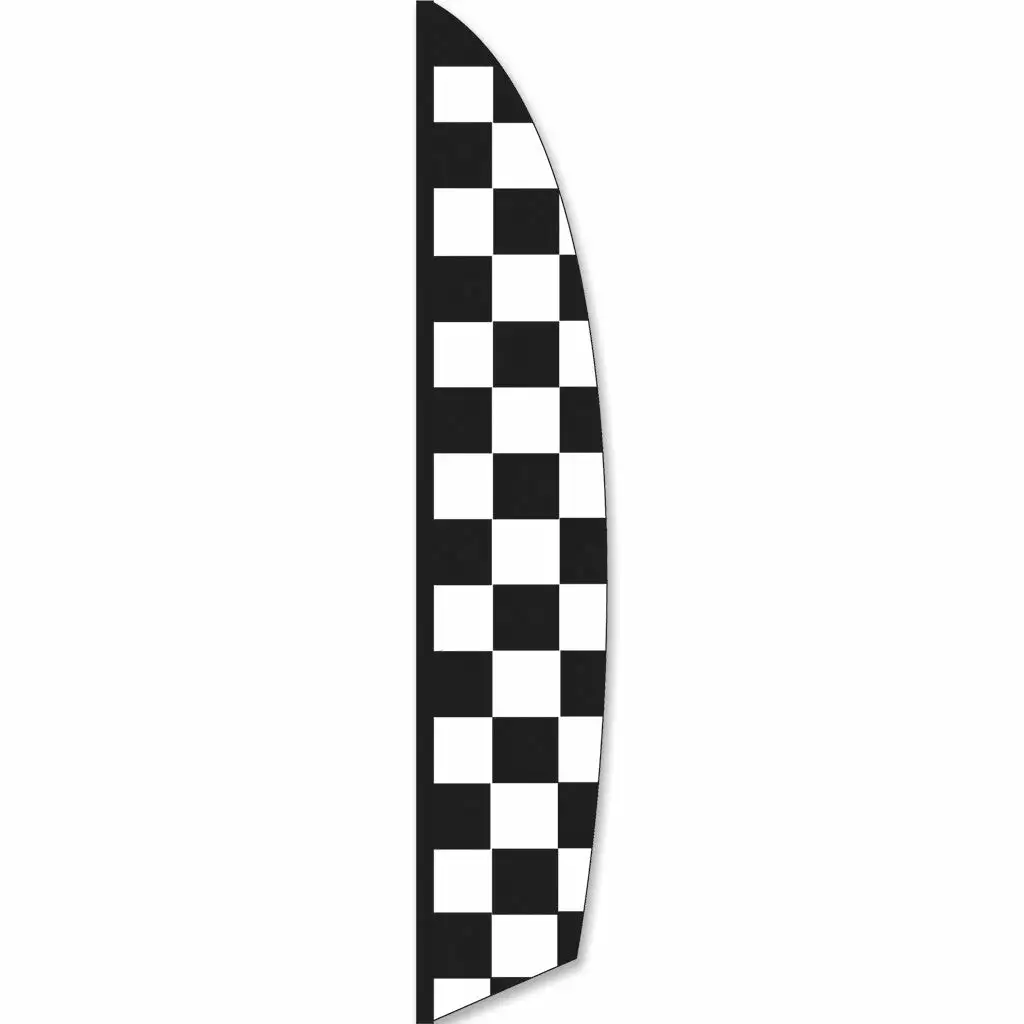 WindGarden 16 Ft. Feather Banner - Checker/Solarmax 3 WindGarden 16 Ft. Feather Banner - Checker/Solarmax