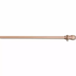 Accent Home & Garden 60 In. Wood Flag Pole W/ Rotating Sleeve Accent