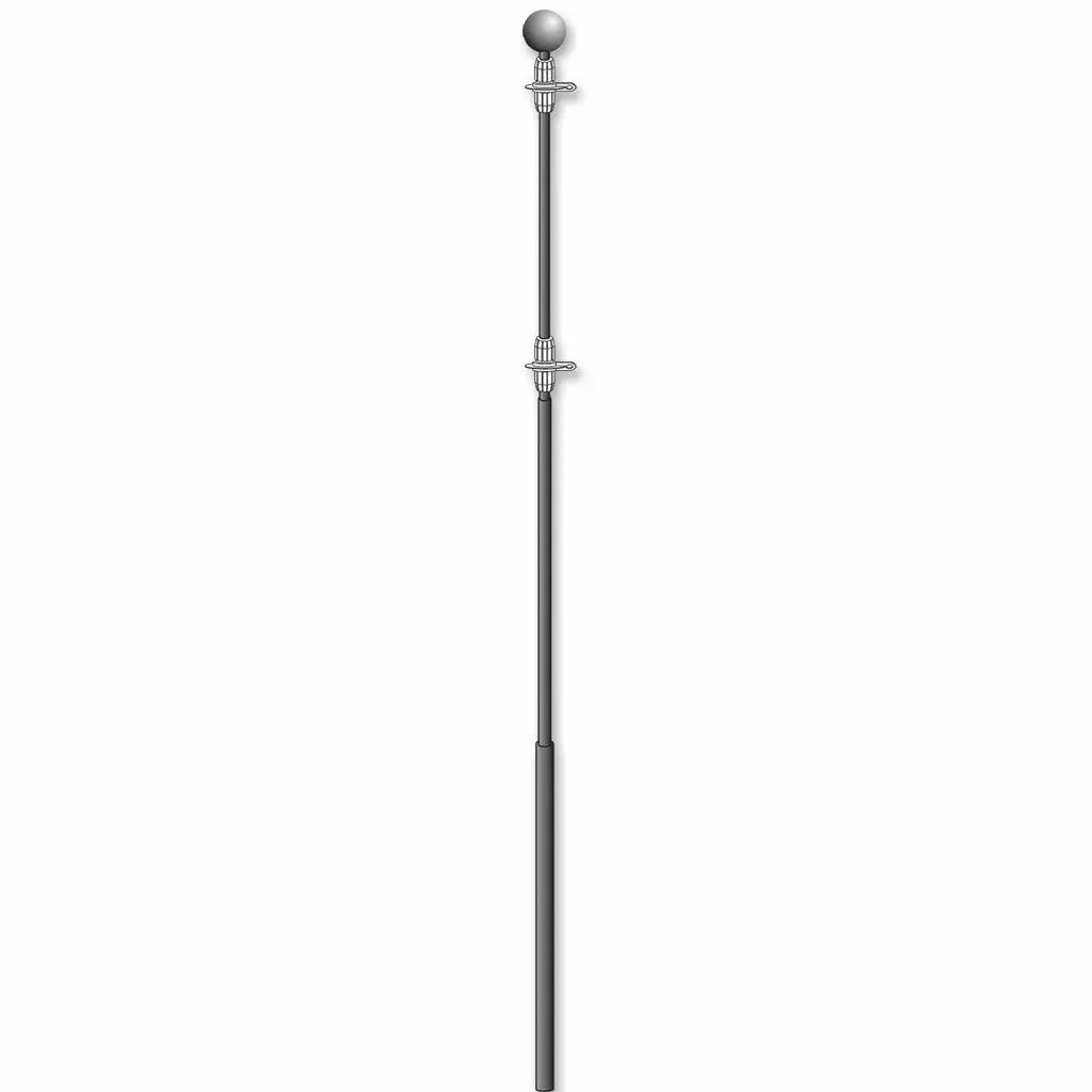 Accent Home & Garden 13 Ft. Deluxe Flag Pole 3 Accent Home & Garden 13 Ft. Deluxe Flag Pole