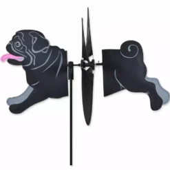 WindGarden WindGarden Petite Spinner - Black Pug