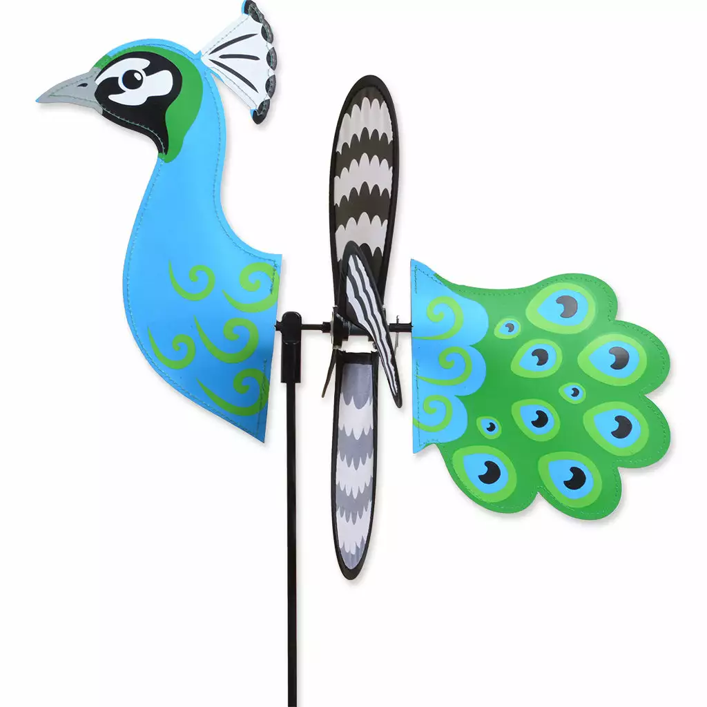 WindGarden Petite Spinner - Peacock 3 WindGarden Petite Spinner - Peacock