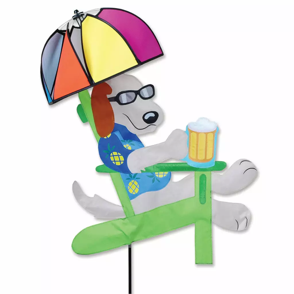 WindGarden WindGarden Beach Bum - Aloha Dog Spinner 3 WindGarden WindGarden Beach Bum - Aloha Dog Spinner