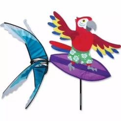 WindGarden Surfing Parrot Spinner