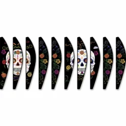 WindGarden 22 In. Hot Air Balloon - Day Of The Dead Black WindGarden