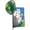 WindGarden Triple Spin Banner - Summer Daisies 1 WindGarden Triple Spin Banner - Summer Daisies