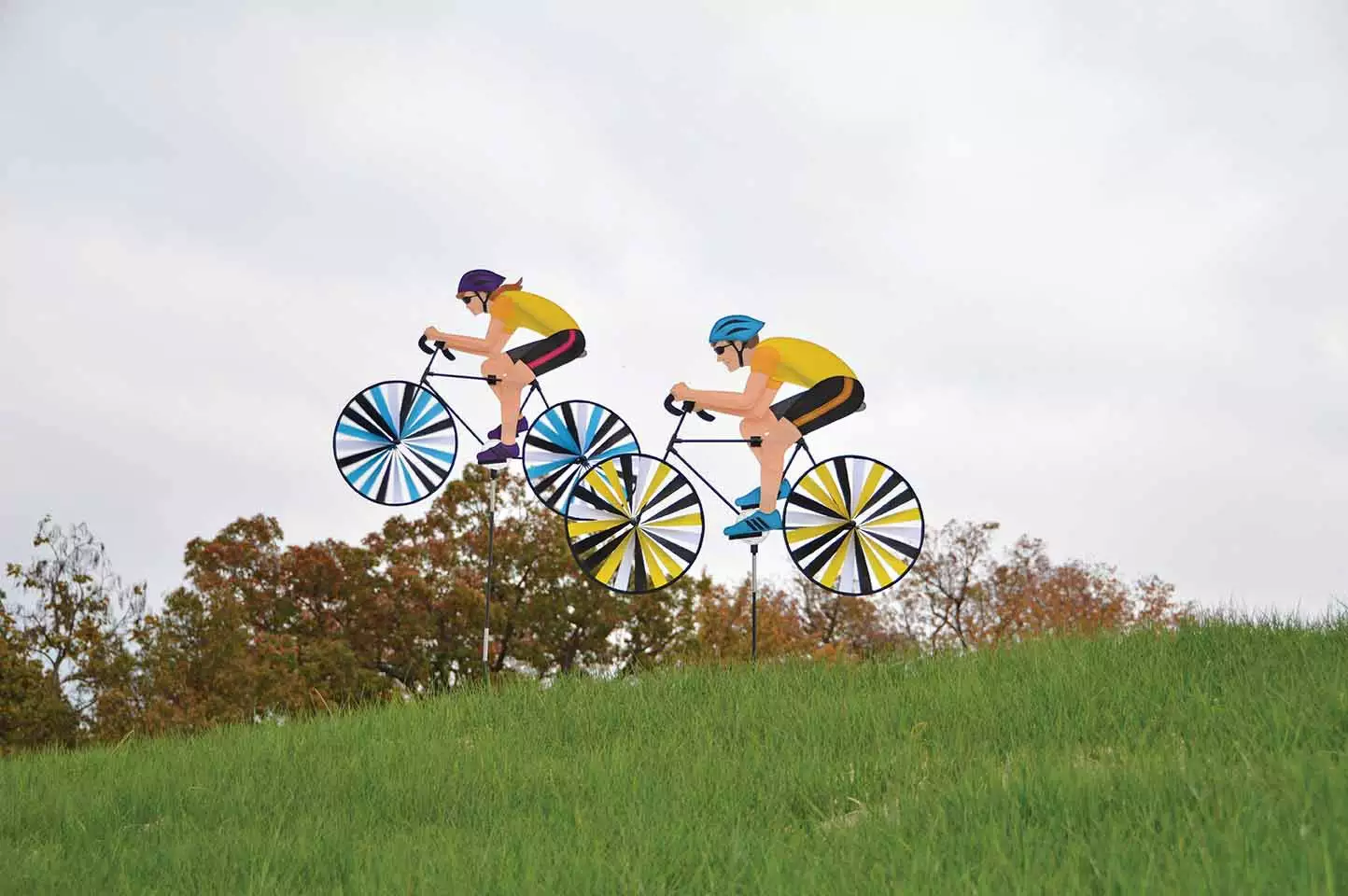 WindGarden 22 In. Road Bike Spinner - Man 1555 5 WindGarden 22 In. Road Bike Spinner - Man 1555