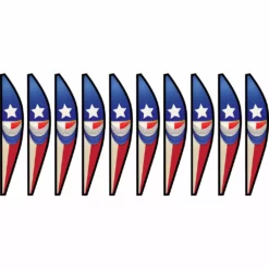 WindGarden 18 In. Hot Air Balloon - Vintage Patriotic