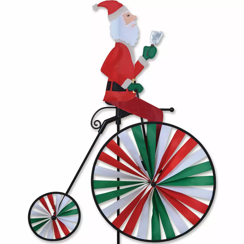 WindGarden High Wheel Bike Spinner - Santa WindGarden 3 WindGarden High Wheel Bike Spinner - Santa WindGarden