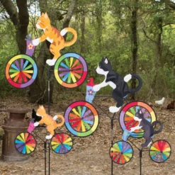 WindGarden 20 In. Bike Spinner - Kitty WindGarden