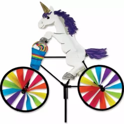 WindGarden 20 In. Bike Spinner - Unicorn WindGarden