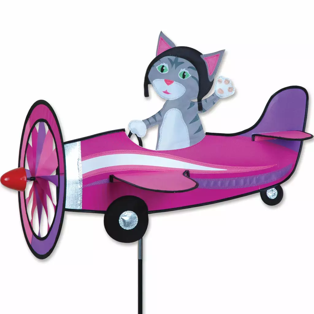 WindGarden 27 In. Pilot Pal Spinner - Cat WindGarden 3 WindGarden 27 In. Pilot Pal Spinner - Cat WindGarden