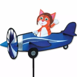 WindGarden WindGarden 19 In. Pilot Pal Spinner - Orange Cat