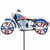 WindGarden WindGarden 22 In. Motorcycle Spinner - Patriotic