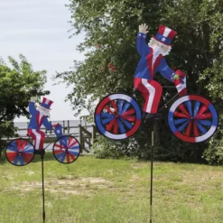 WindGarden WindGarden 30 In. Bike Spinner - Uncle Sam 6 WindGarden WindGarden 30 In. Bike Spinner - Uncle Sam