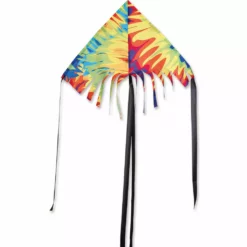 Kites 24 In. Fringe Delta Kite - Tie Dye