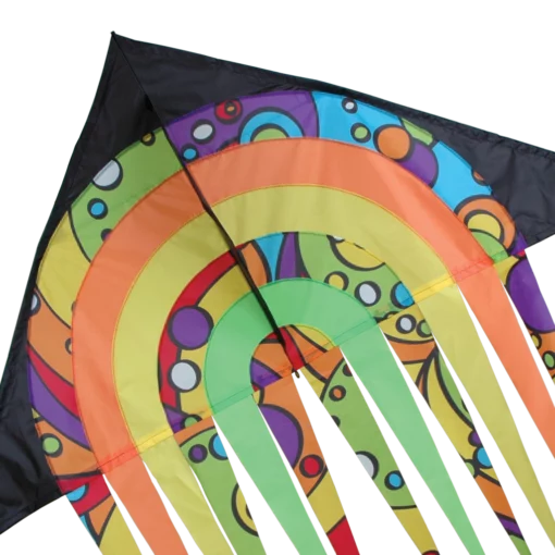 Kites 56 In. Stream Delta Kite - Rainbow Orbit Premier Kites