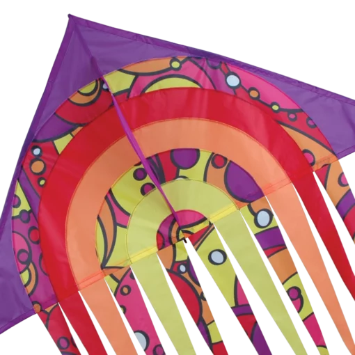 Kites 56 In. Stream Delta Kite - Warm Orbit