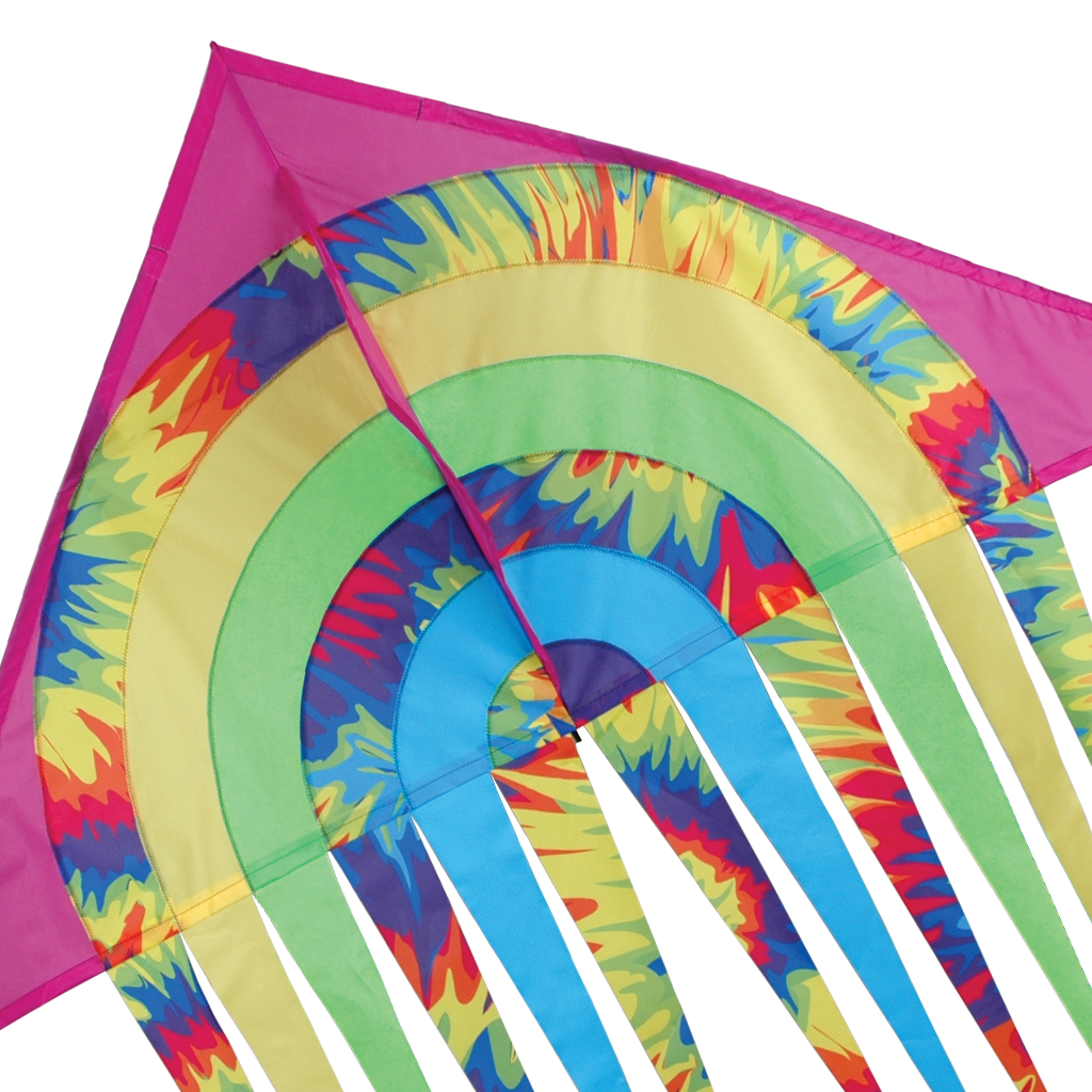 Kites Premier Kites 56 In. Stream Delta Kite Tie Dye Lightweight