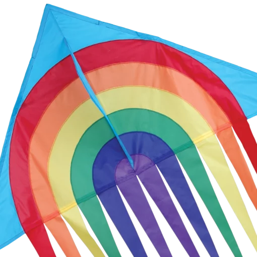 Kites 56 In. Stream Delta Kite - Rainbow