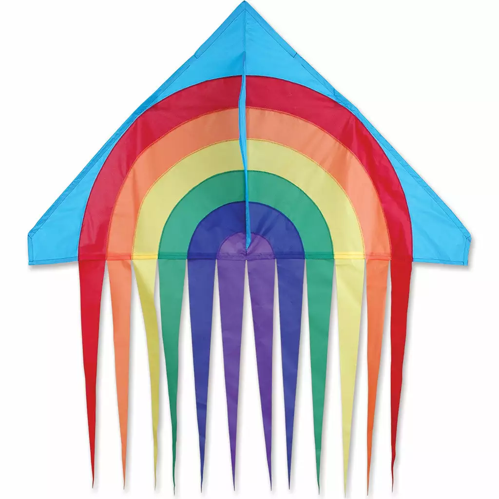 Kites 56 In. Stream Delta Kite - Rainbow 4 Kites 56 In. Stream Delta Kite - Rainbow