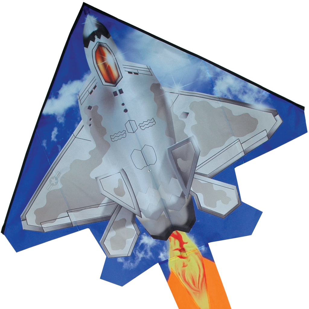 Kites 2D Jet Kite - F-22 Raptor Premier Kites 3 Kites 2D Jet Kite - F-22 Raptor Premier Kites