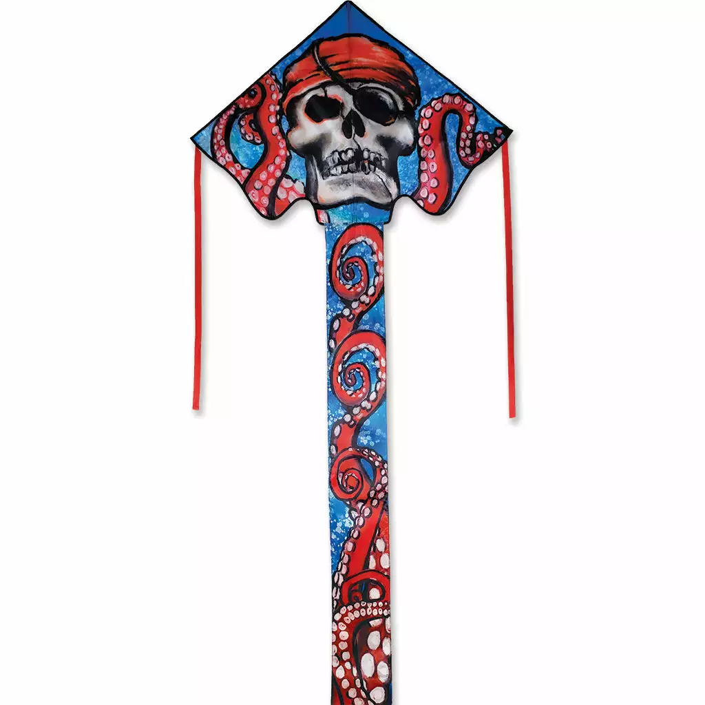 Kites Premier Kites Large Easy Flyer Kite - Pirate Octopus 3 Kites Premier Kites Large Easy Flyer Kite - Pirate Octopus
