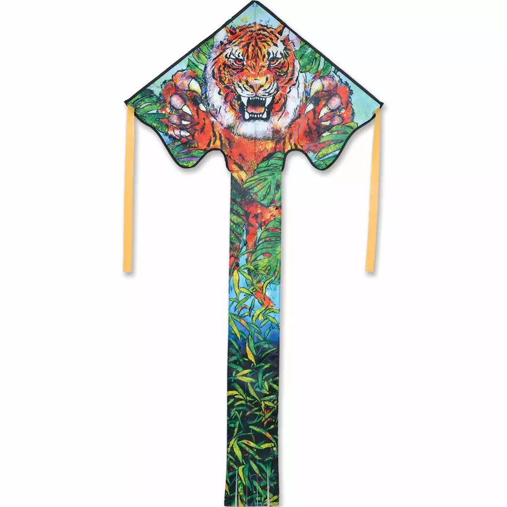 Kites Large Easy Flyer Kite - Tiger Premier Kites 4 Kites Large Easy Flyer Kite - Tiger Premier Kites