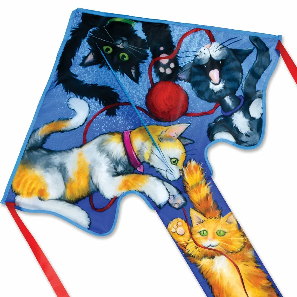 Kites Large Easy Flyer Kite - Cats Premier Kites 3 Kites Large Easy Flyer Kite - Cats Premier Kites
