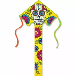 Kites Large Easy Flyer Kite - Sugar Skull Day Of The Dead Premier Kites