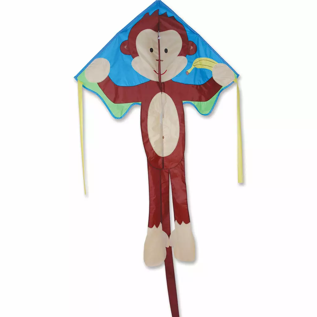 Kites Large Easy Flyer Kite - Mikey Monkey Premier Kites 4 Kites Large Easy Flyer Kite - Mikey Monkey Premier Kites